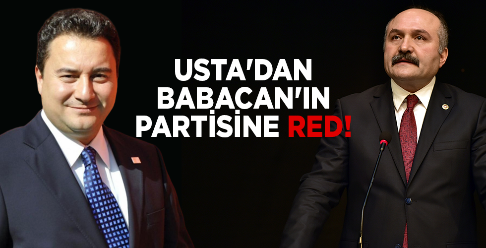 USTA’DAN BABACAN’IN PARTİSİNE RED!