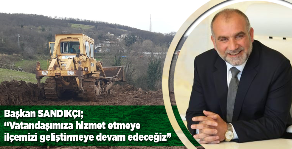 Canik’te yeni yol çalışmaları