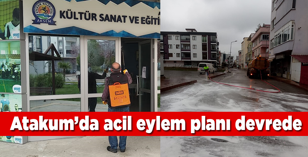 Atakum’da acil eylem planı devrede