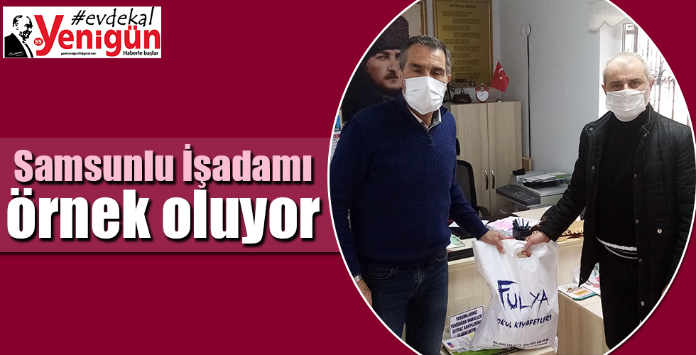 Samsunlu İşadamı örnek oluyor