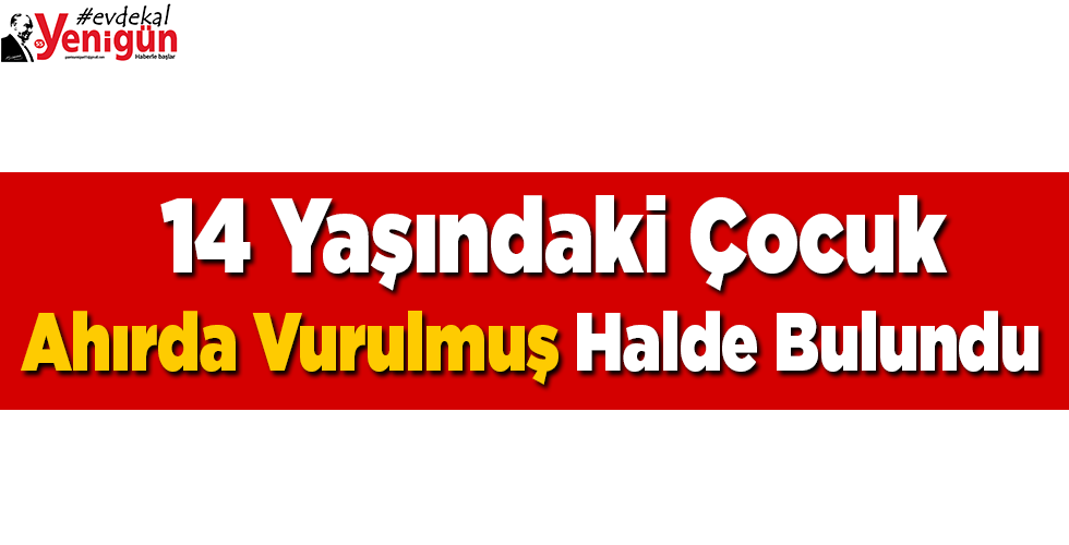  14 Yaşındaki Çocuk Ahırda Vurulmuş Halde Bulundu