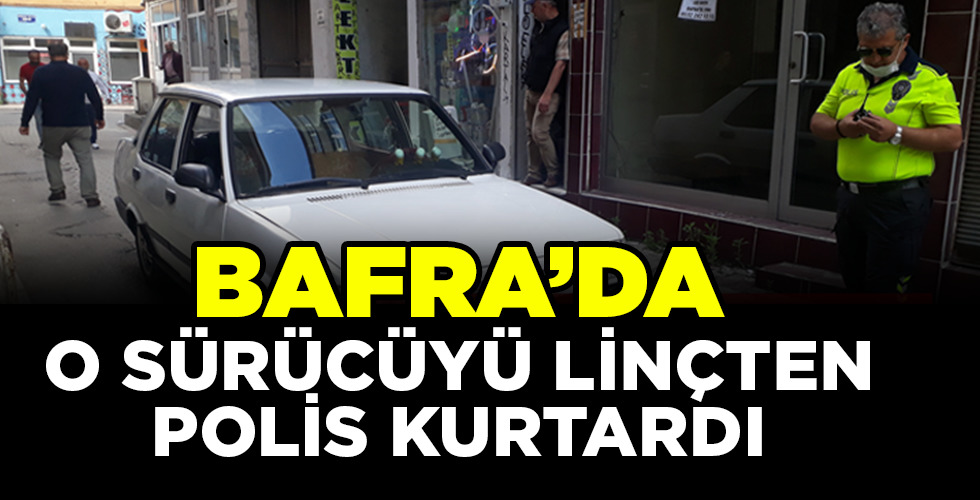 LİNÇTEN POLİS KURTARDI