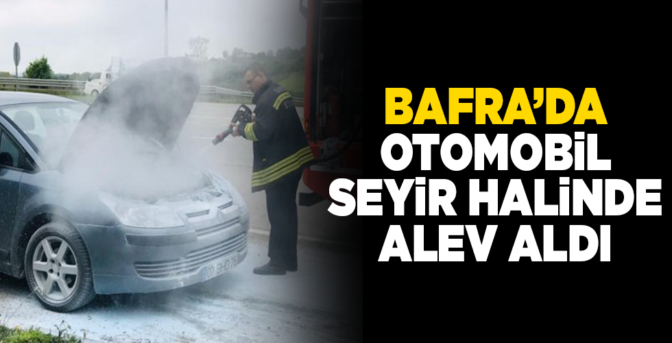 SEYİR HALİNDE ALEV ALDI