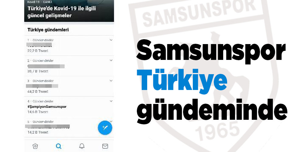 Samsunspor Türkiye gündeminde