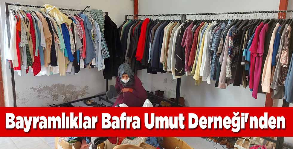Bayramlıklar Bafra Umut Derneği’nden
