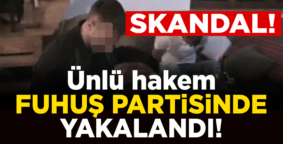 ünlü hakem fuhuş partisinde yakalandı