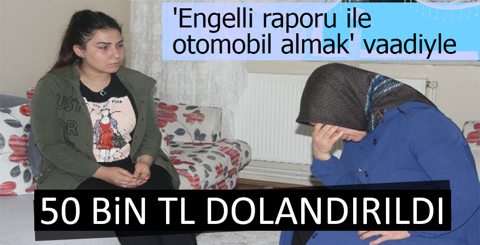 ‘Engelli raporu ile otomobil almak’ vaadiyle dolandırıcılık iddiası mahkemelik
