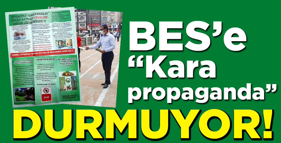 Kara propaganda durmuyor