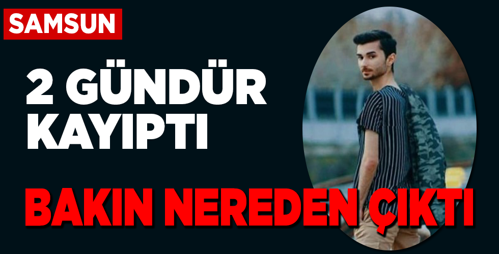 19 yaşındaki genç Yasin bulundu
