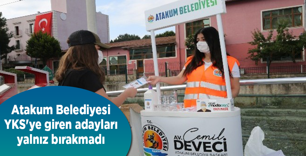 Atakum Belediyesi YKS’ye giren adayları yalnız bırakmadı