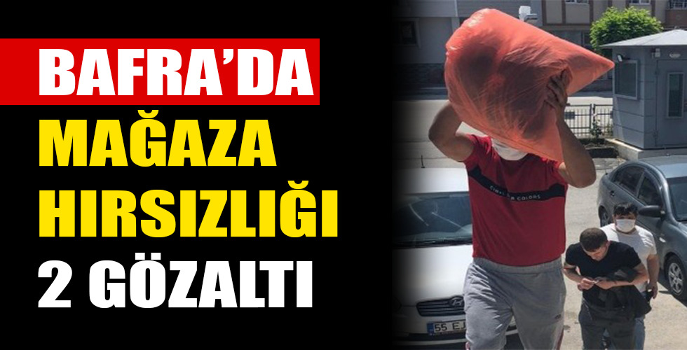 Mağazadan kıyafet hırsızlığına 2 gözaltı