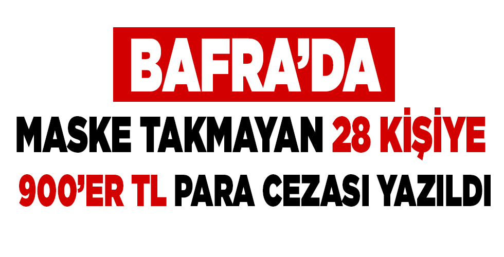 BAFRA KAYMAKALMIĞINDAN AÇIKLAMA