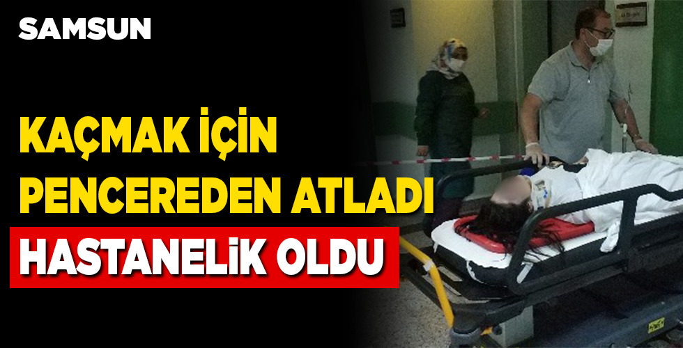 Çocuk Destek Merkezinden kaçmak için pencereden atlayan kız hastanelik oldu