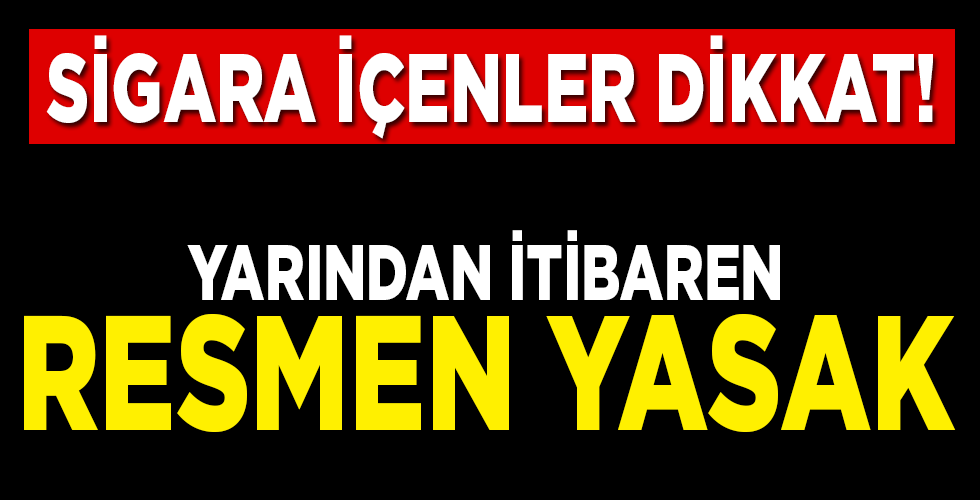 SİGARA İÇENLER DİKKAT!