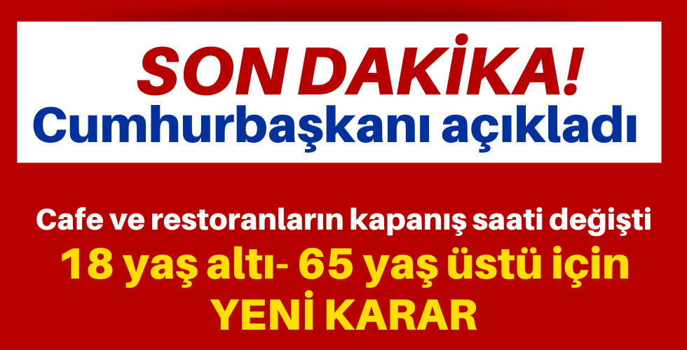 18 yaş altı kısıtlama kaldırıldı
