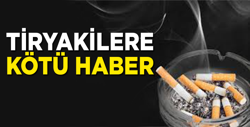 ERDOĞAN’DAN TİRYAKİLERE KÖTÜ HABER
