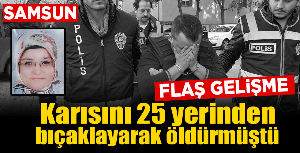 Karısını 25 yerinden bıçaklayarak öldüren kocaya tahrik indirimi