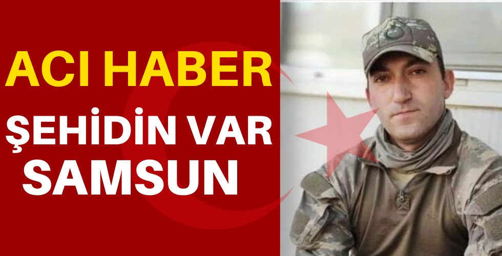 Piyade Astsubay Ethem Demirci Irak’ta Şehit Oldu