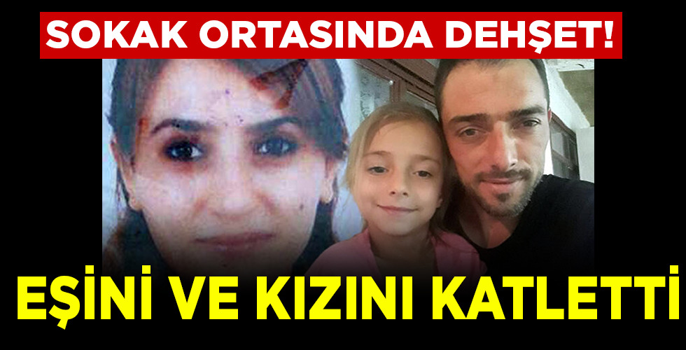 EŞİNİ VE KIZINI KATLETTİ İNTİHARA KALKIŞTI