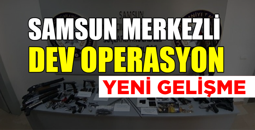 Samsun’da silah kaçakçılığından 5 şahıs adliyede