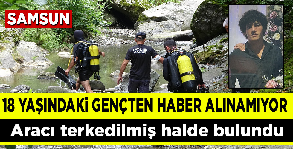 Dalgıç polisler kaybolan genci arıyor