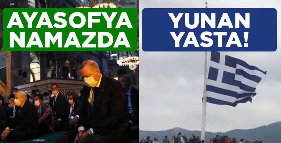 Ayasofya Da Namaz Kilindi Yunanlar Yas Ilan Etti Yeni Gunde Haber Guncel Son Dakika Haberler