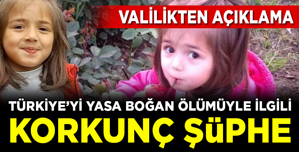 Giresun Valisi’nden korkunç şüphe ile ilgili açıklama