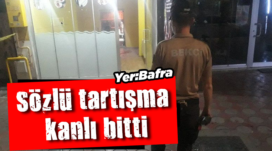 Sözlü Tartışma Kanlı Bitti