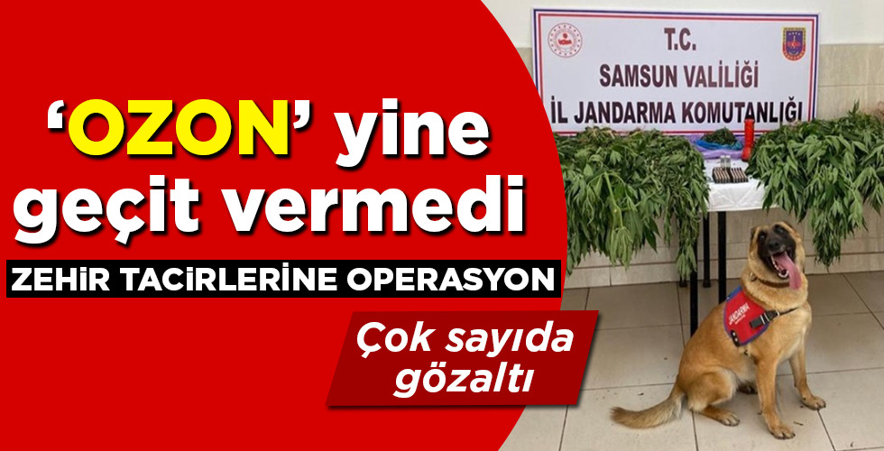 Samsun’da Uyuşturucuya geçit yok