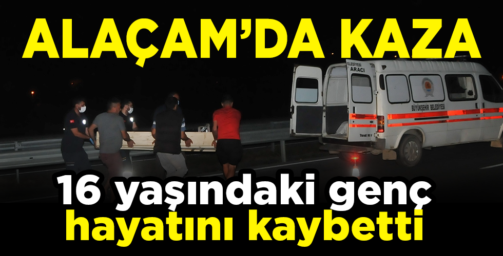16 yaşındaki motosiklet sürücüsü kazada hayatını kaybetti