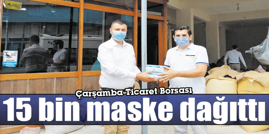 ÇTB 15 bin maske dağıttı