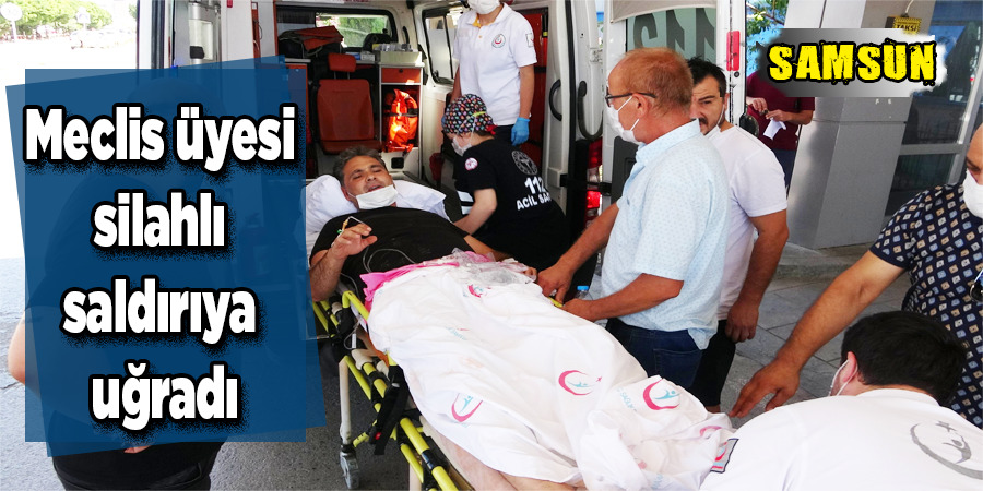 Meclis üyesi silahlı saldırıda yaralandı