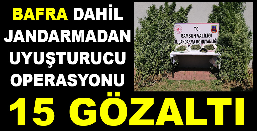Jandarmadan uyuşturucuya geçit yok