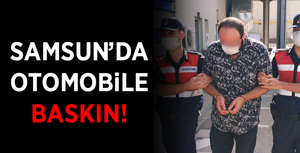 Samsun’da otomobilde 1 kilo 300 gram esrar ele geçirildi