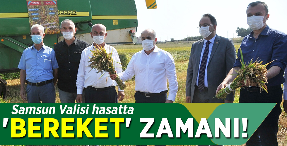 Samsun Valisi hasatta ‘BEREKET’ ZAMANI!