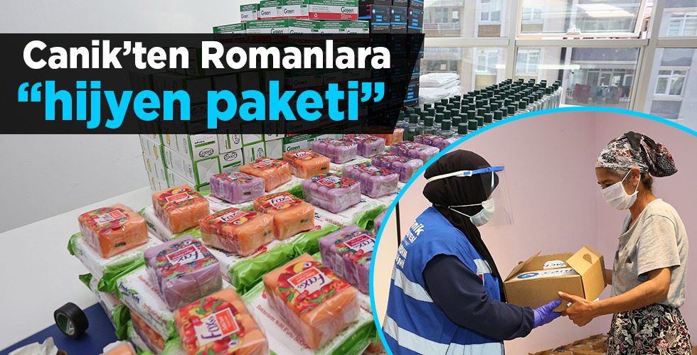 Canik’ten Romanlara hijyen paketi