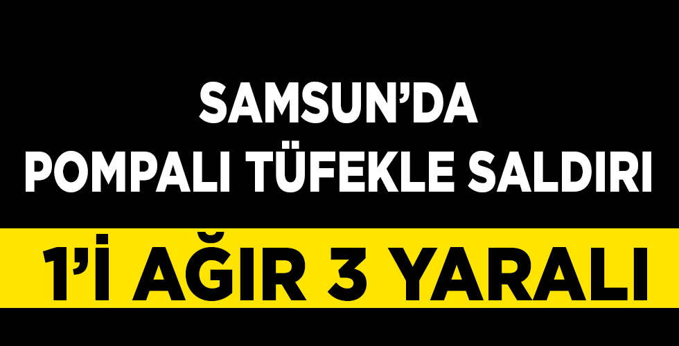 Balkona tüfekle ateş açıldı: 1’i ağır 3 yaralı