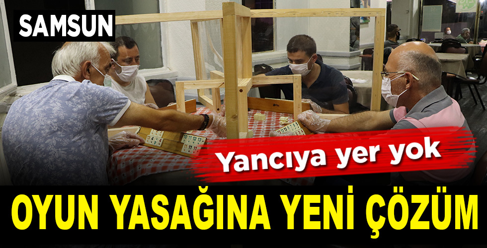 Samsun’da kahvehanede oyun yasağına çözüm olacak proje