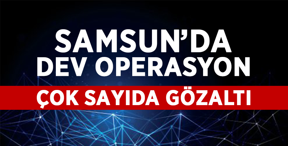 Samsun’da narkotik uygulaması: 14 gözaltı