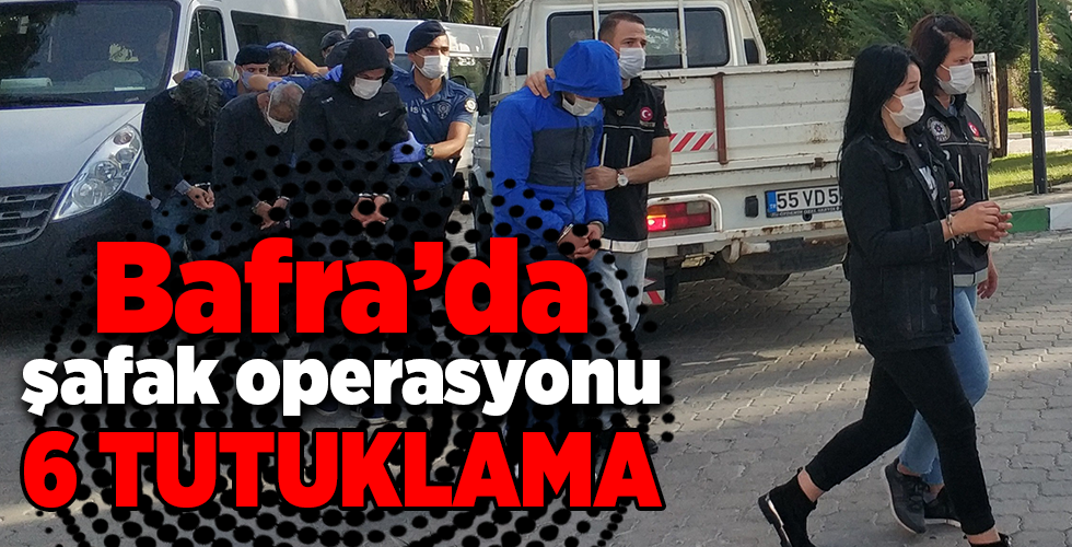 Sokak satıcılarına şafak operasyonunda 6 tutuklama