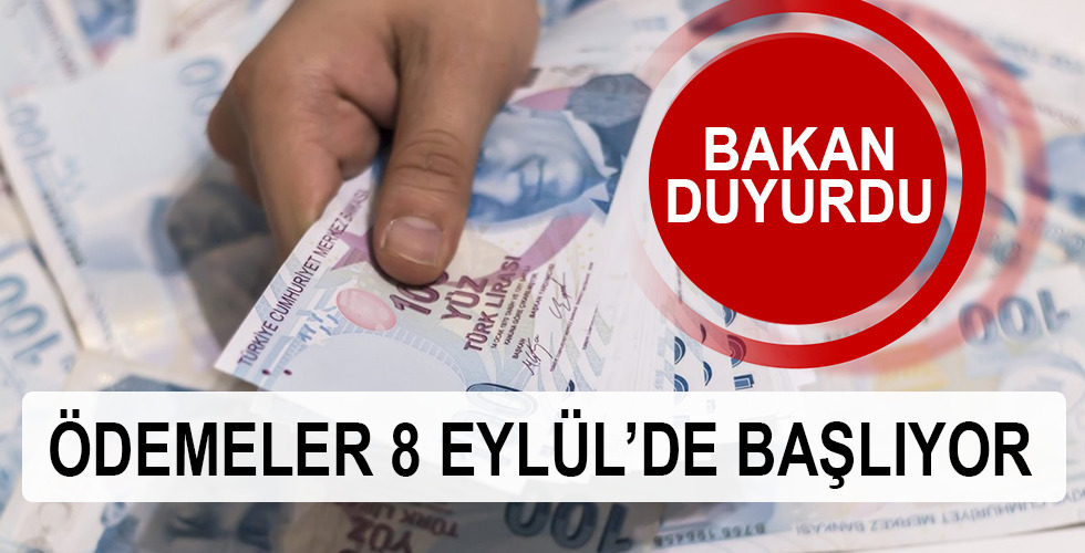 Bakan Selçuk duyurdu! Nakdi Ücret Desteği ödemeleri 8 Eylül’de başlıyor
