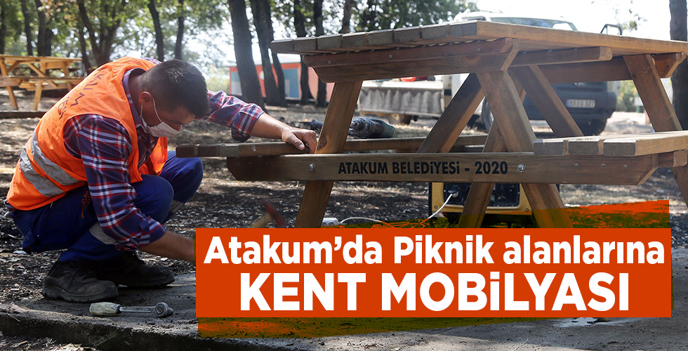 Atakum’da Piknik alanlarına KENT MOBİLYASI