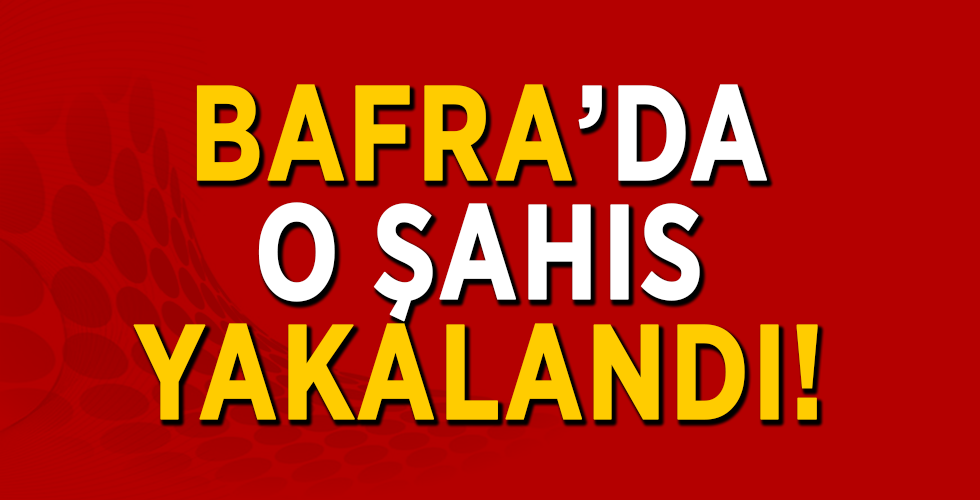  Bafra’da 16 yıl 10 ay 15 gün hapis cezası bulunan 1 şahıs yakalandı