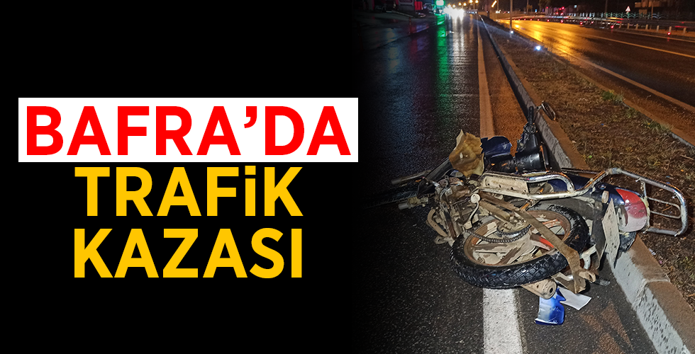  Otomobil ile motosiklet çarpıştı: 1 yaralı