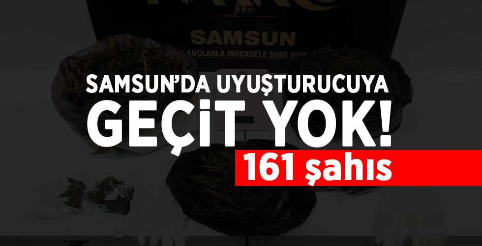 Samsun’da narkotik uygulaması: 4 gözaltı