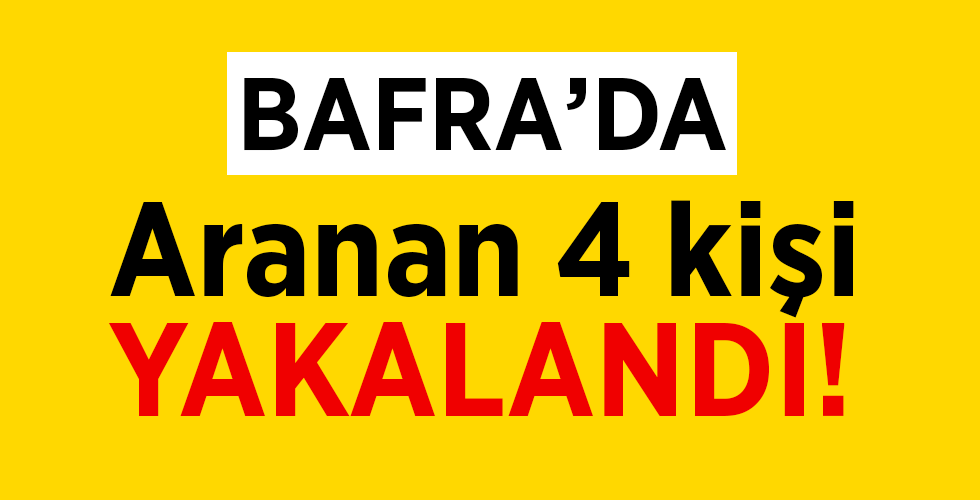 Hapis cezası bulunan 4 kişi yakalanarak cezaevine gönderildi