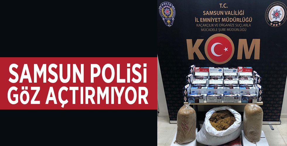 Samsun’da kaçakçılıkla mücadeleye devam