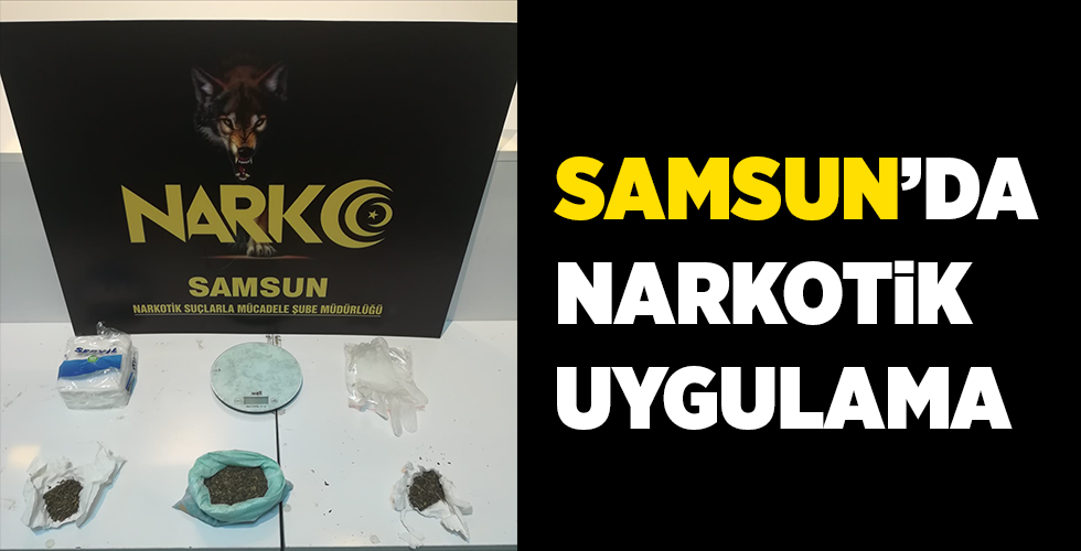 Samsun’da narkotik uygulaması: 6 gözaltı