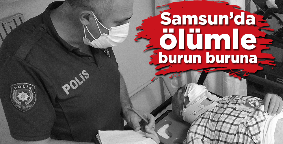 Duvar ile arabası arasında sıkışarak hastanelik oldu