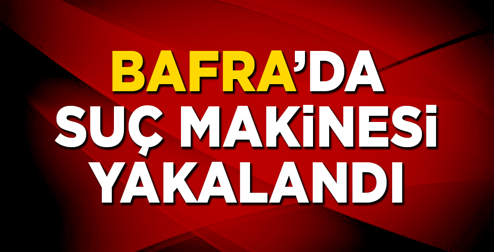 Bafra’da toplam 12 yıl 3 ay hapis cezası bulunan şahıs yakalandı